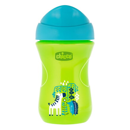 Hrnček Chicco Easy s tvrdým náustkom zelený 266 ml, 12m+ 
