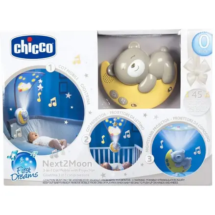 Chicco, Projektor nad postieľku  Next2Moon - Neutral
