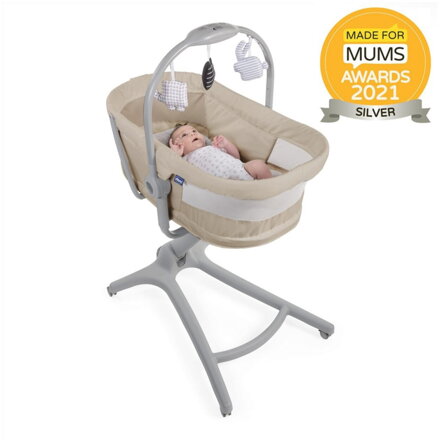 Postieľka/lehátko/stolička Chicco Baby Hug 4v1 Air - Beige