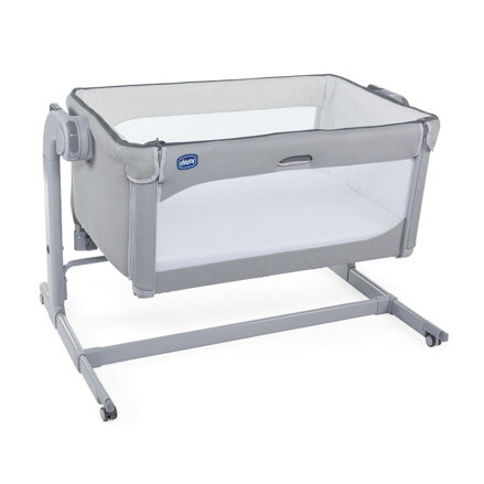 Chicco Postieľka Next2Me Magic - Cool Grey