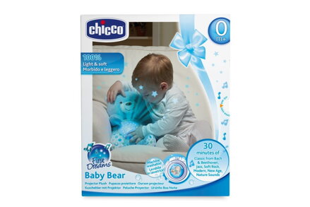 Chicco Medvedík s projektorom - modrý