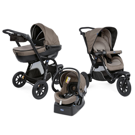 Chicco kočík trojkombinácia Trio Activ3 - Dark Beige