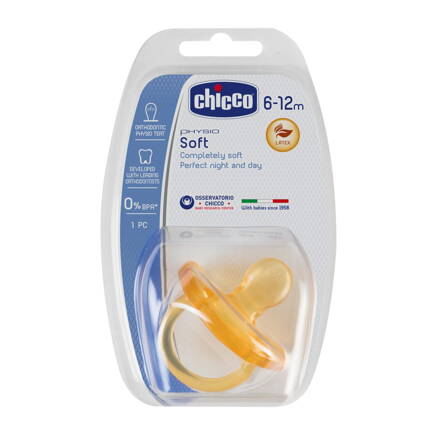 Celokaučukový cumlík Physio Soft 6-16m